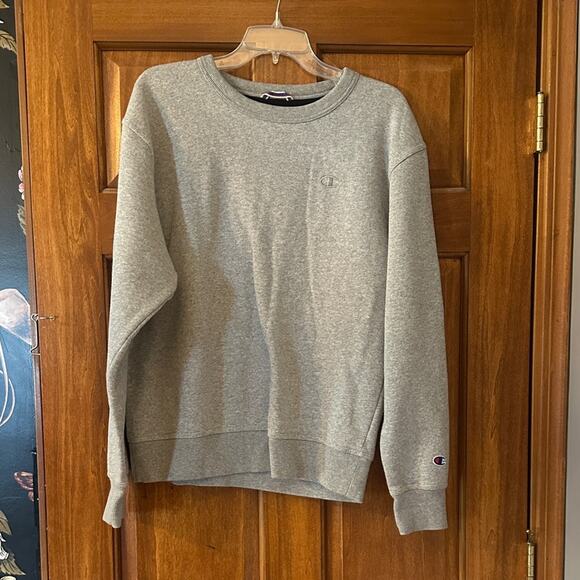 Champion Gray Crewneck Sweatshirt Size M - Picture 1 of 3